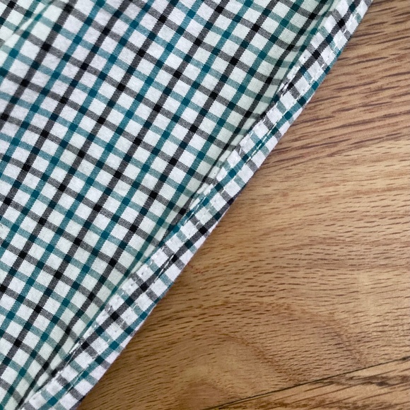 Boys size 7 Chaps long sleeved plaid button-down shirt - Picture 5 of 5